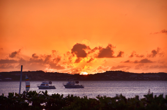 Sunset on Grace Bay