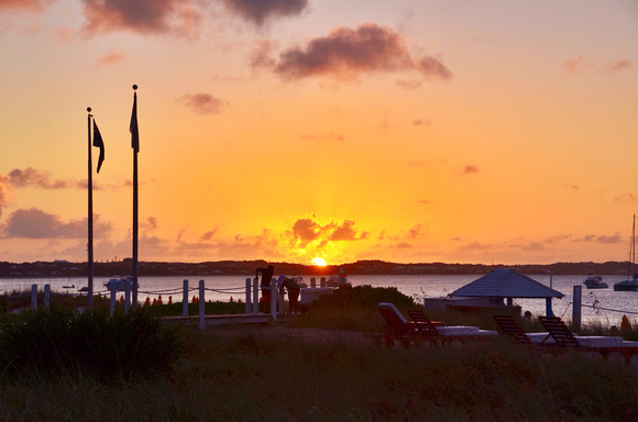 Sunset on Grace Bay